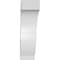 Ekena Millwork 5-in. W x 14-in. D x 18-in. H Baker Architectural Grade PVC Knee Brace BRCP05X14X18BKR - alternate 6